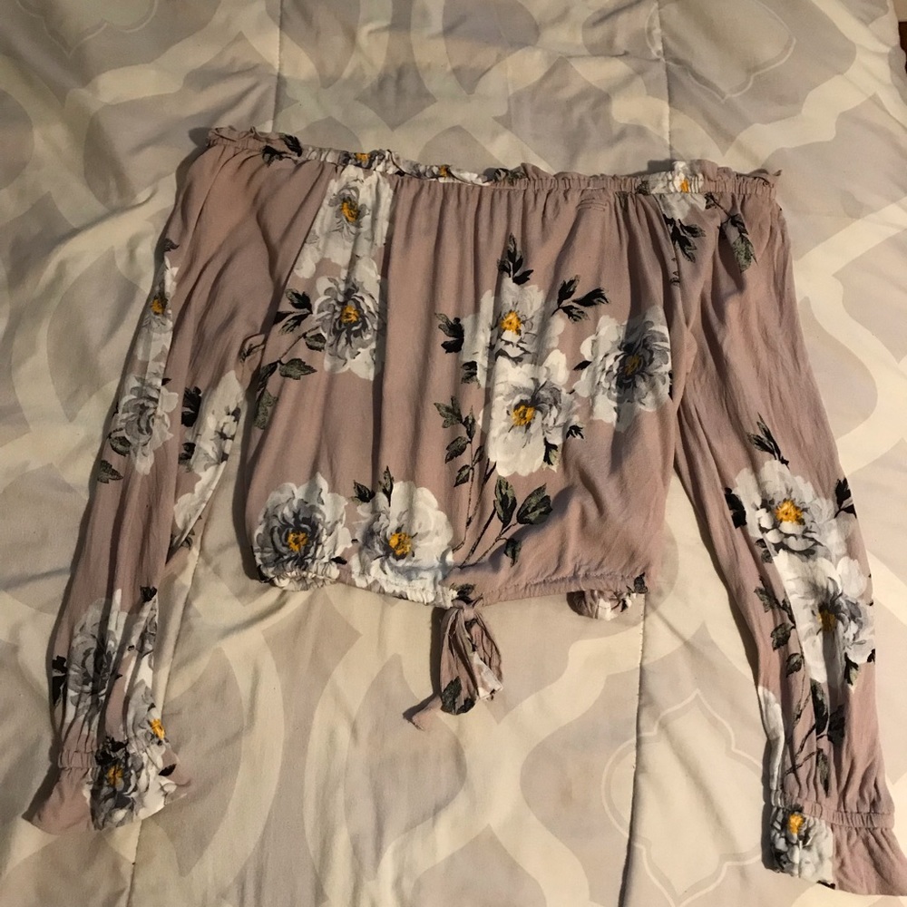 Kendall and Kylie off the shoulder shirt